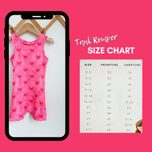 Load image into Gallery viewer, Tank Romper : CHOOSE YOUR PRINT