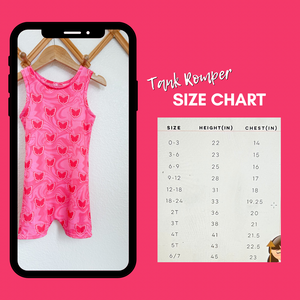 Tank Romper : CHOOSE YOUR PRINT