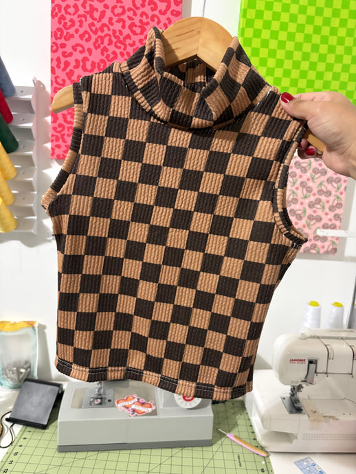 Mock Neck Tank: Choose your print