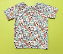 Load image into Gallery viewer, Comfort Fit Tee: Back to school: 4/5T