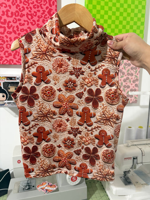 Mock Neck Tank: 7/8Y