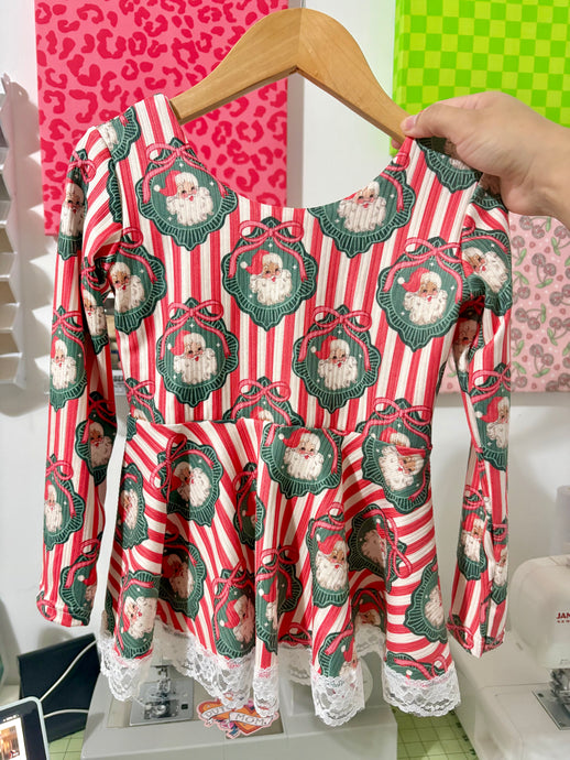 Long Sleeve Peplum Top: 5T