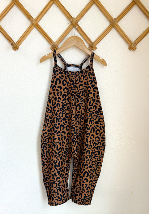 Baggy Romper: Leopard