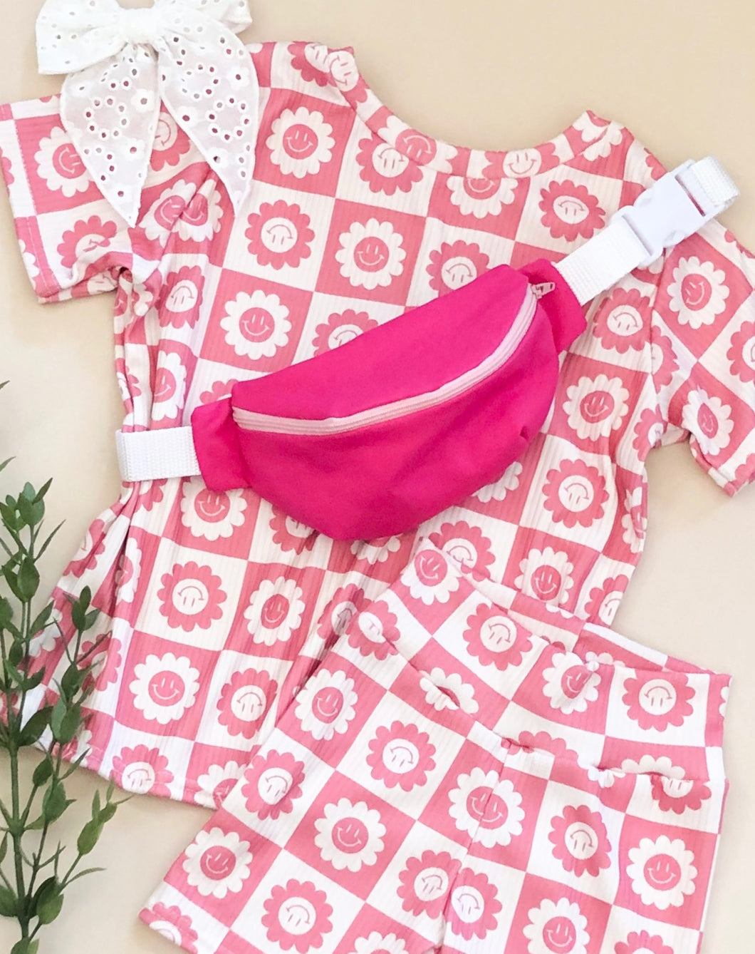 Kiddie Belt Bag: Hot Pink