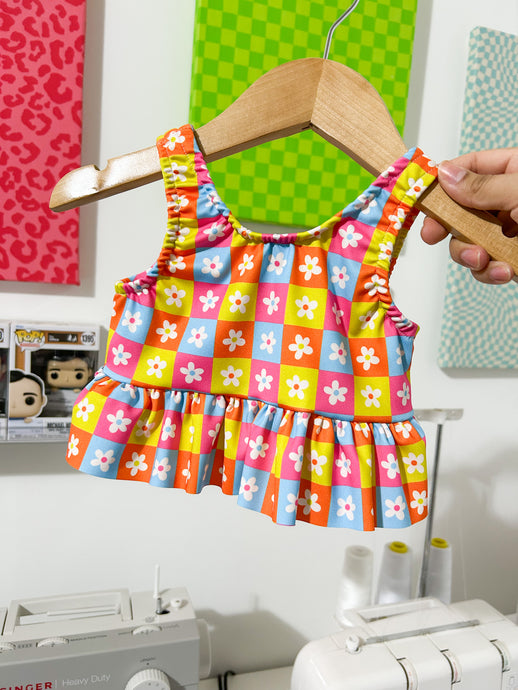 Swim Peplum Top: Choose Your Print