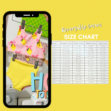 Load image into Gallery viewer, REVERSIBLE Swim Two Piece: Choose your print