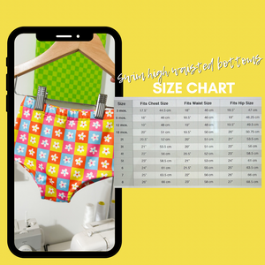 Swim High Waisted Bloomers: Choose Your Print