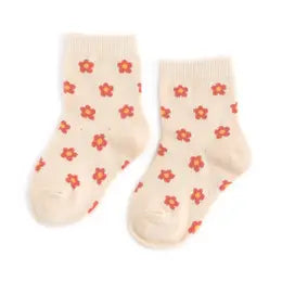 Midi Sock: Vanilla Flowers